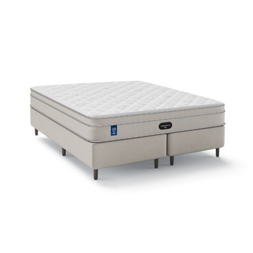 Cama Box + Colchão Simmons Titanium