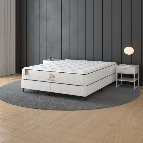 Cama Box + Colchão Simmons Madison